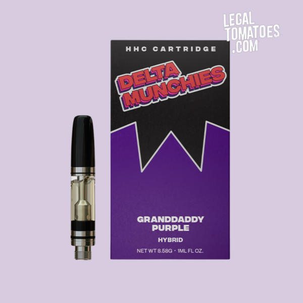 Delta Munchies Vape Cart - Granddaddy Purple